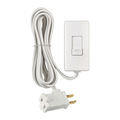 Leviton Lamp Dimmer Plug In Wht R12-TBL03-10W